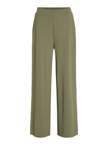 High Waist Wide-leg Trousers - Vila - Modalova