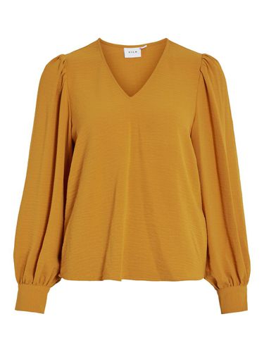 V-neck Long Sleeved Top - Vila - Modalova