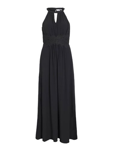 Pleated Halter Neck Maxi Dress - Vila - Modalova