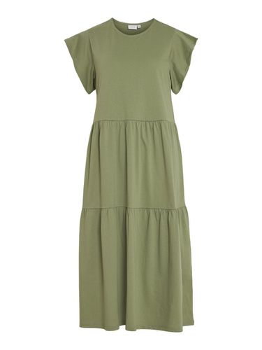 Short Sleeve Midi Dress - Vila - Modalova