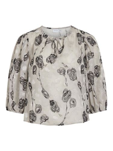 Printed 3/4 Sleeved Top - Vila - Modalova