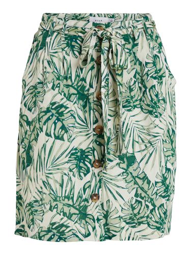 Button Front Mini Skirt - Vila - Modalova