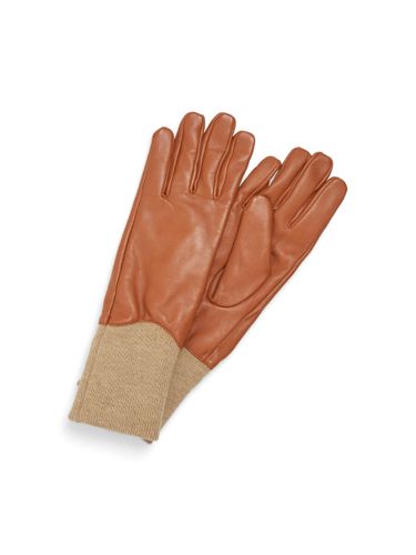 Cuero Guantes - Vila - Modalova