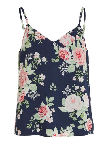 Floral Strap Top - Vila - Modalova