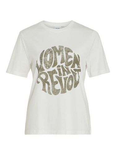 Algodón Camiseta - Vila - Modalova