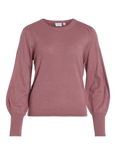 Round Neck Knitted Pullover - Vila - Modalova