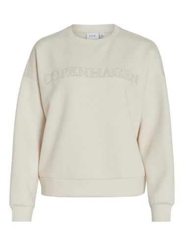 Front Print Sweatshirt - Vila - Modalova