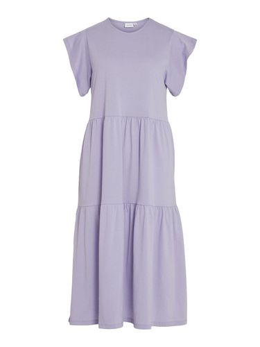 Short Sleeve Midi Dress - Vila - Modalova