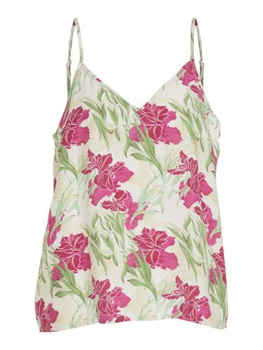 Floral Strap Top - Vila - Modalova