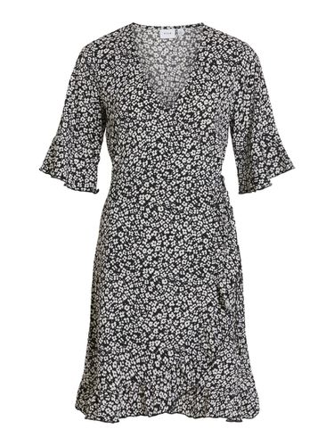 Short-sleeved Wrap Dress - Vila - Modalova