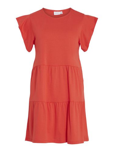 Short-sleeved Short Dress - Vila - Modalova