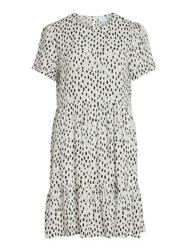 Short Sleeved Knee-length Dress - Vila - Modalova