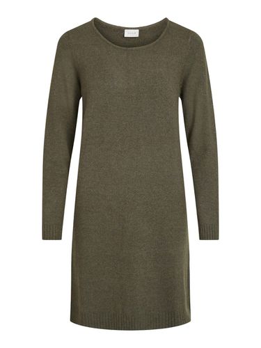 Long Sleeved Knitted Dress - Vila - Modalova
