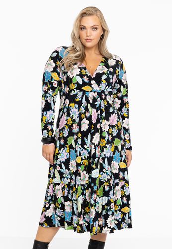 Kleid mit V-Linie FLOWERPOWER - Miss Y (MY) - Modalova