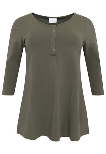 Tunika flare button COTTON - Basics (B) - Modalova