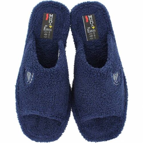 Zapatillas Abiertas Rizo Lisas Marino Hombre - Berevere - Modalova
