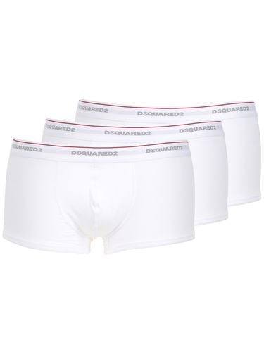 Paquete De 3 Calzones Boxer De Jersey - DSQUARED2 - Modalova