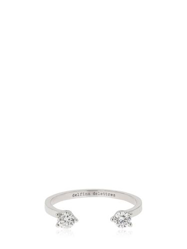 Kt Diamond Dots Ring - DELFINA DELETTREZ - Modalova