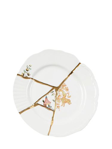 Plato De Fruta Kintsugi De Porcelana - SELETTI - Modalova