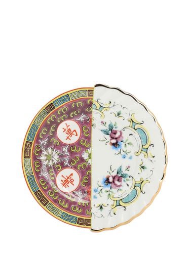 Plato De Fruta De Porcelana De Hueso - SELETTI - Modalova