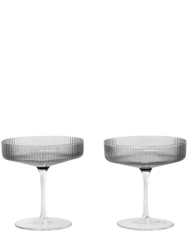 Set De 2 Copas De Champán Ripple - FERM LIVING - Modalova