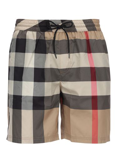 Guildes Check Giant Tech Swim Shorts - BURBERRY - Modalova