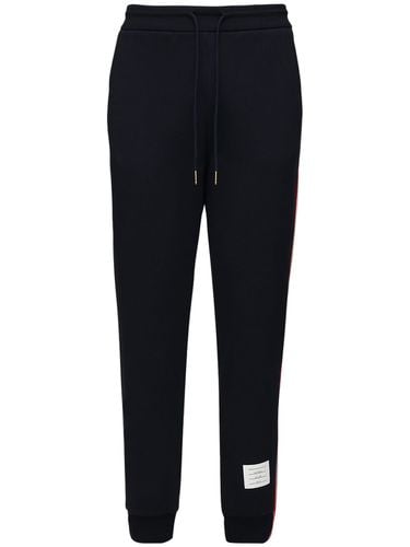 Bar Cotton Sweatpants - THOM BROWNE - Modalova