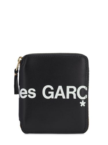 Cartera Huge De Piel Con Logo Y Cremallera - COMME DES GARÇONS WALLET - Modalova