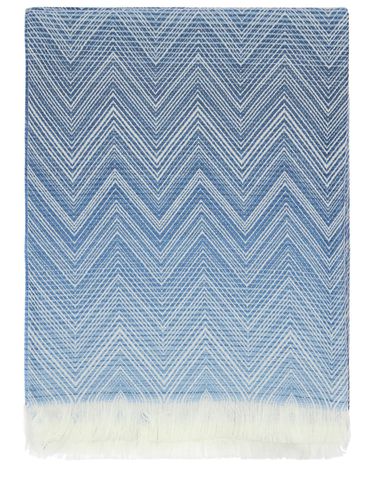 Manta De Lana Con Flecos - MISSONI HOME - Modalova