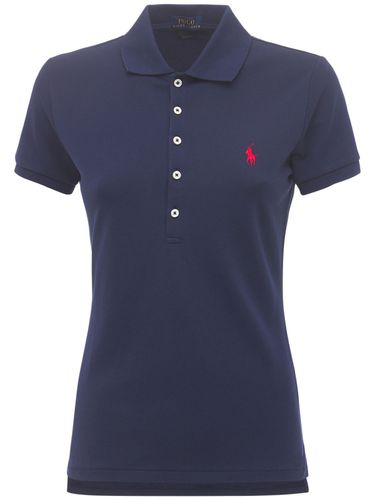 Polohemd Aus Stretch-baumwollmesh „julie“ - POLO RALPH LAUREN - Modalova