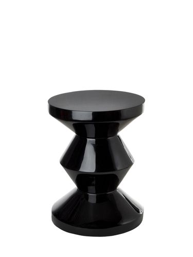 Zig Zag Black Stool - POLSPOTTEN - Modalova