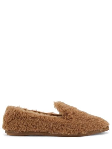 Mm Feliac Camel & Silk Loafers - MAX MARA - Modalova