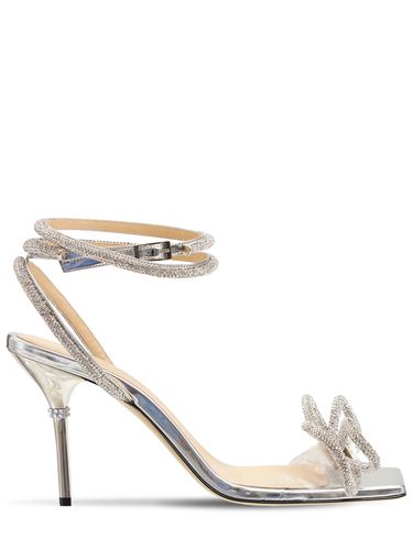 Mm Double Bow Leather & Pvc Sandals - MACH & MACH - Modalova