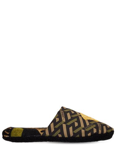 Slipper Monogram - VERSACE - Modalova