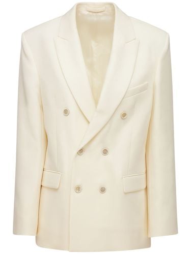 Blazer Doppiopetto In Lana - WARDROBE.NYC - Modalova