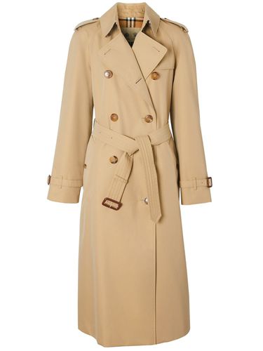 Trenchcoat Aus Baumwollcanvas "waterloo" - BURBERRY - Modalova