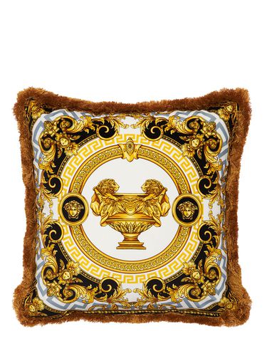 Cuscino La Coupe Des Dieux In Cotone - VERSACE - Modalova