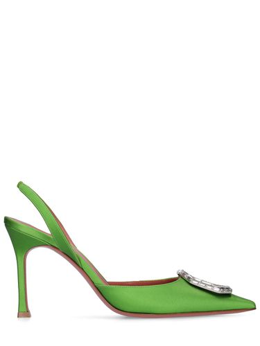 Mm Camelia Satin Slingback Pumps - AMINA MUADDI - Modalova