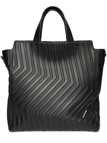 Bolso Tote Mediano North-south De Piel - BALENCIAGA - Modalova