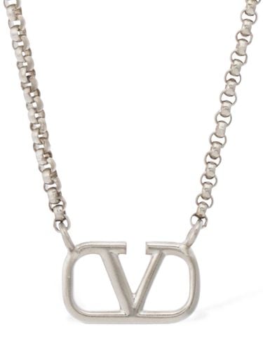 Collana Con Charm Vlogo - VALENTINO GARAVANI - Modalova