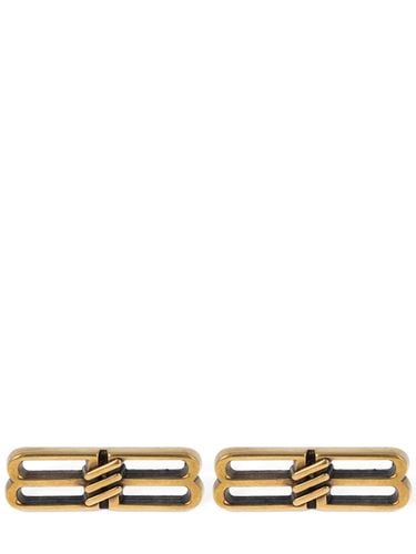 Bb Icon Brass Earrings - BALENCIAGA - Modalova