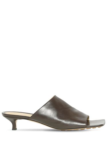 Mm Mule Leather Sandals - BOTTEGA VENETA - Modalova