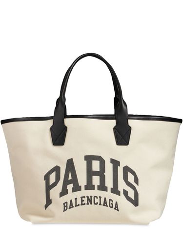 Borsa Shopping Grande Cities Jumbo In Tela - BALENCIAGA - Modalova