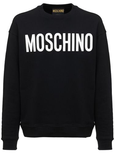 Sweatshirt Aus Baumwolle Mit Logodruck - MOSCHINO - Modalova