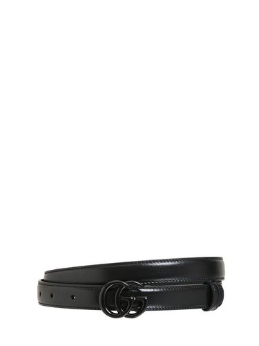 Cm Gg Marmont Thin Belt - GUCCI - Modalova