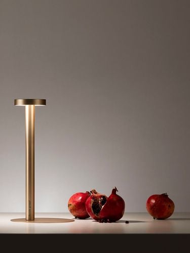 Tetatet Matte Gold Table Lamp - DAVIDE GROPPI - Modalova