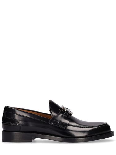 Fred Tb Metal Leather Loafers - BURBERRY - Modalova