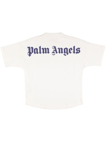 T-shirt Aus Baumwolljersey Mit Logodruck - PALM ANGELS - Modalova