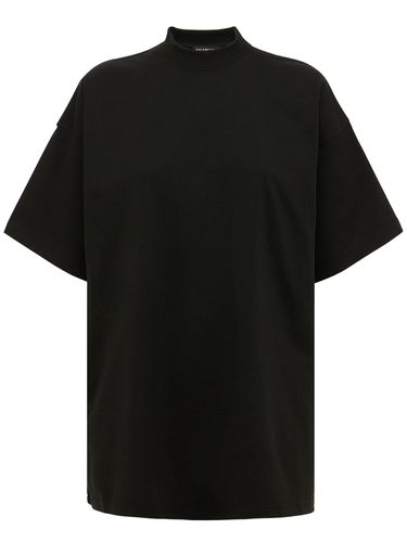 Camiseta Oversize De Algodón - BALENCIAGA - Modalova