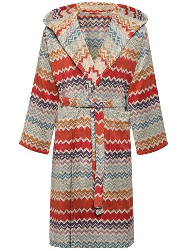 Rufus Cotton Bathrobe - MISSONI HOME - Modalova